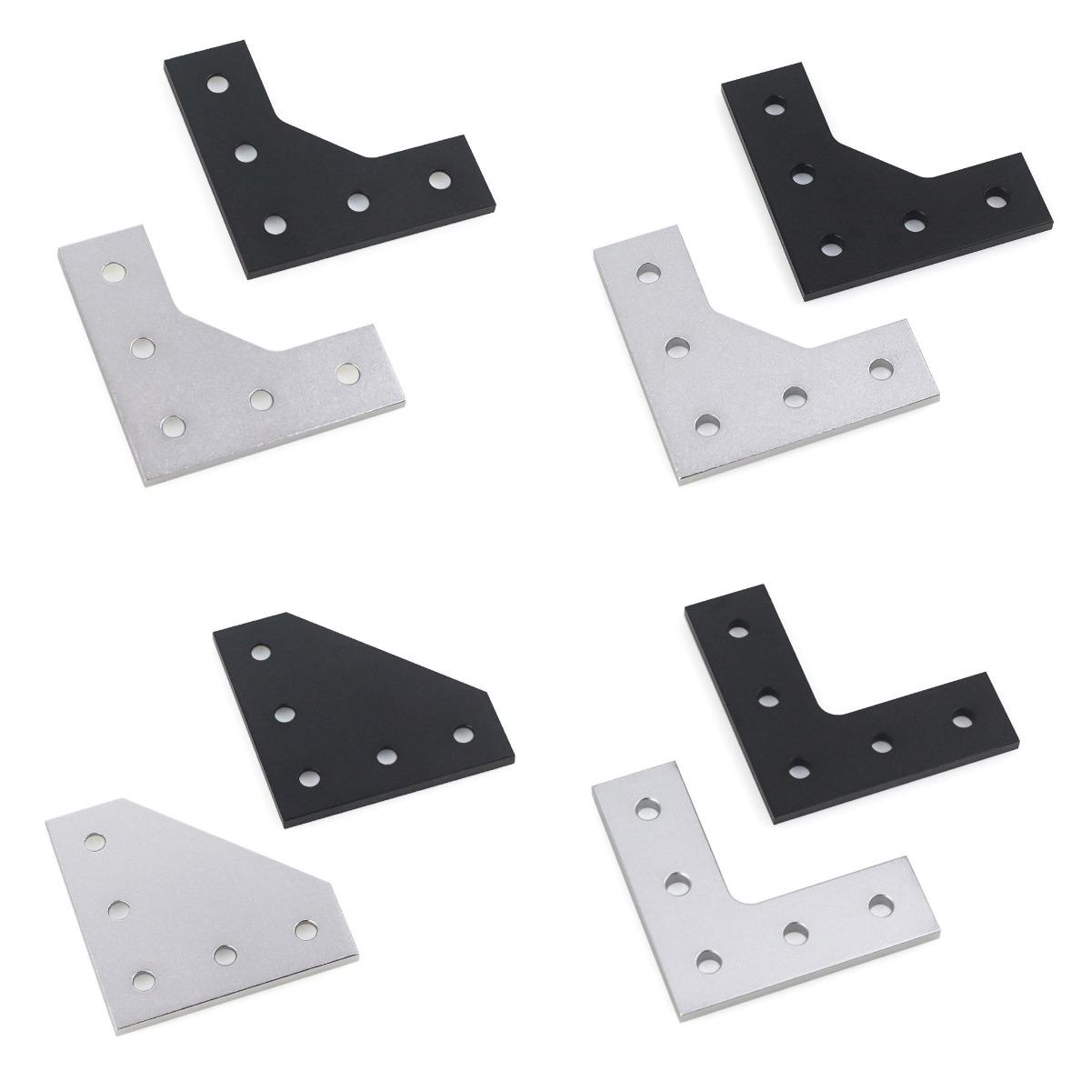 Woodworking Joint Types - 4Pcs/lot L Type 5 Holes 90