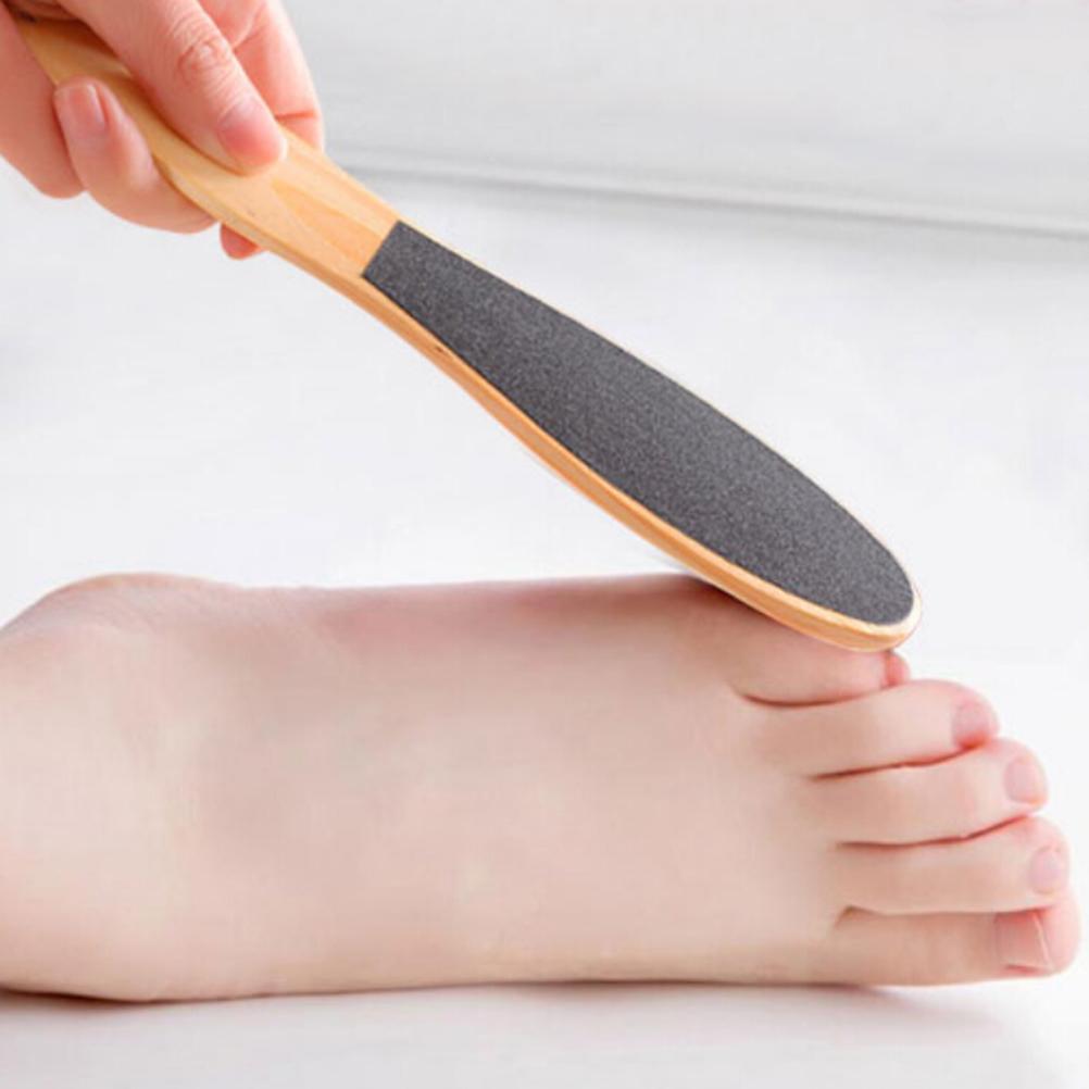 Woodworking Rasps And Files - Wooden Handle Double-Sided Foot File Callus