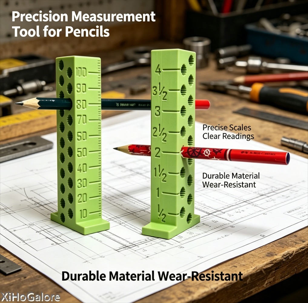 Woodworking Kit - Professional Woodworking Height Marking Ruler 3D