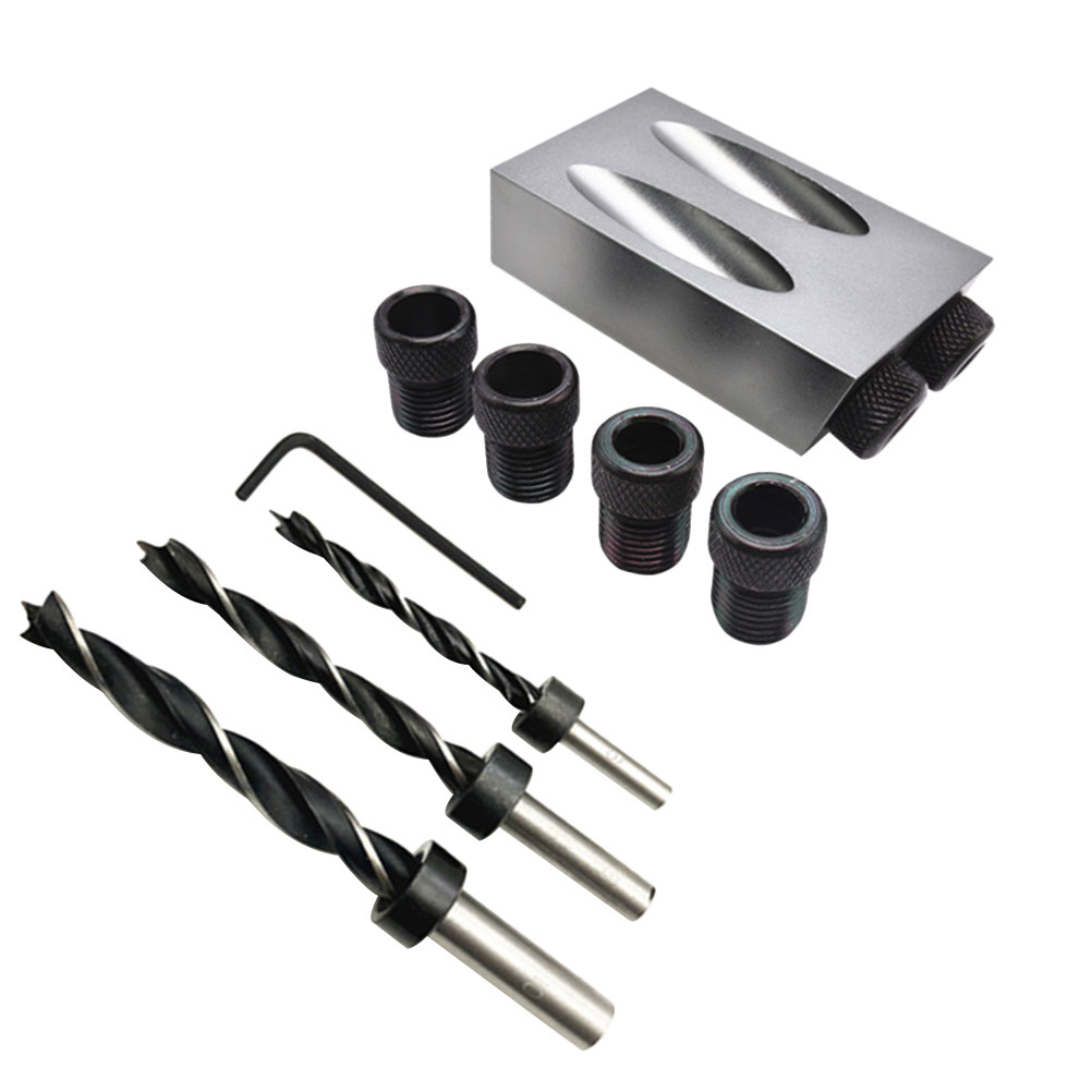 Woodworking Kit - 34pcs Oblique Hole Drill Set 15
