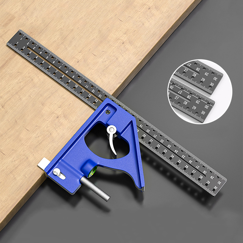 Woodworking Classes - 30CM Precision Marking Right Angle Ruler