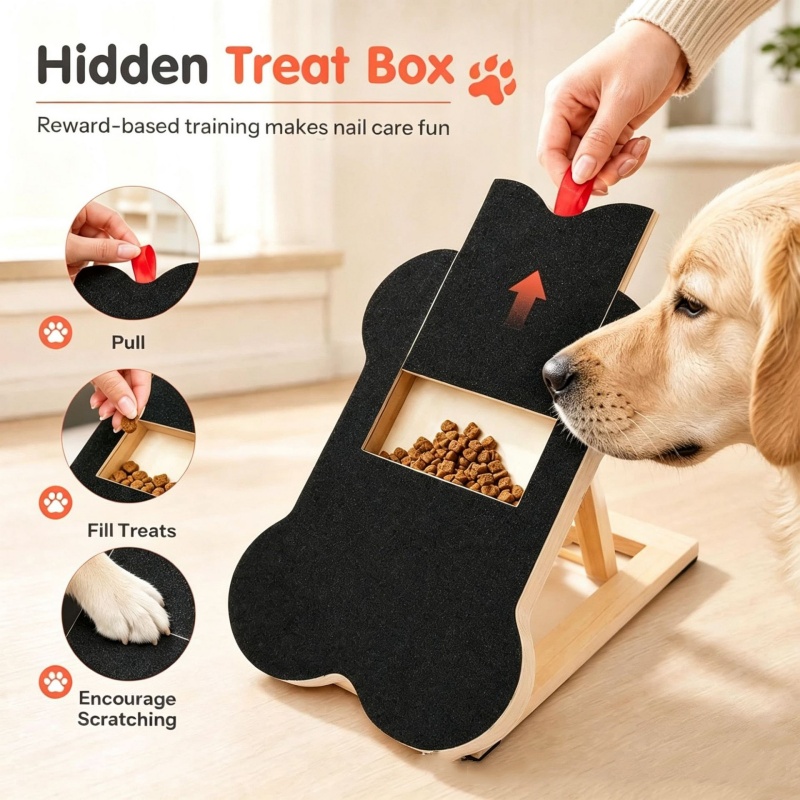 Wooden Dog Nail Scratch Board  - Woodworking Files review and price