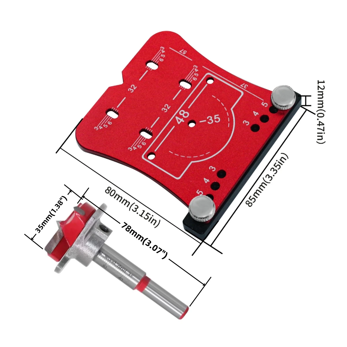 35mm Hinge Hole Positioning Te - Woodworking Classes review and price