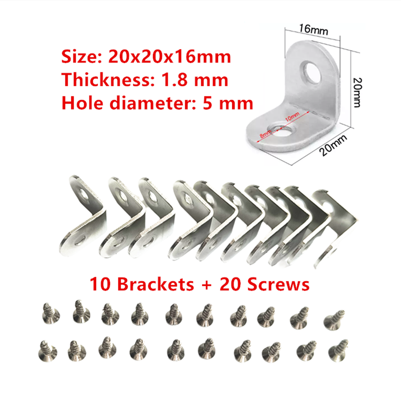 10 x Steel L Bracket Corner Br - Woodworking X Brace review and price