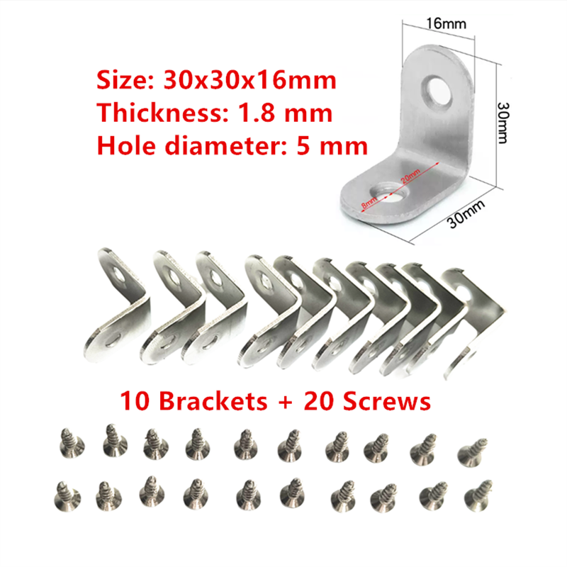 10 x Steel L Bracket Corner Br - Woodworking X Brace review and price