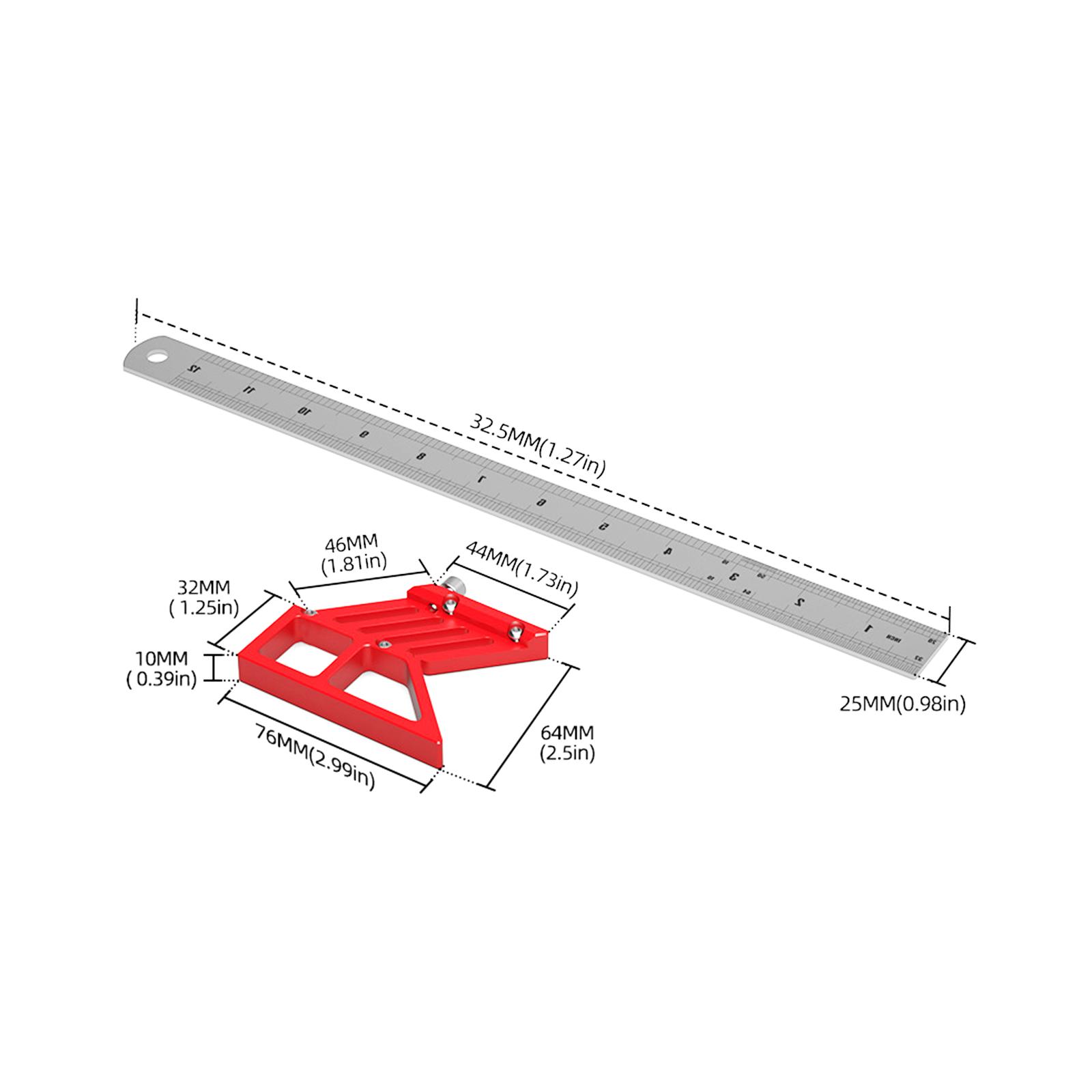 45 90 Degree Miter Triangle Ru - Woodworking For Engineers review and price