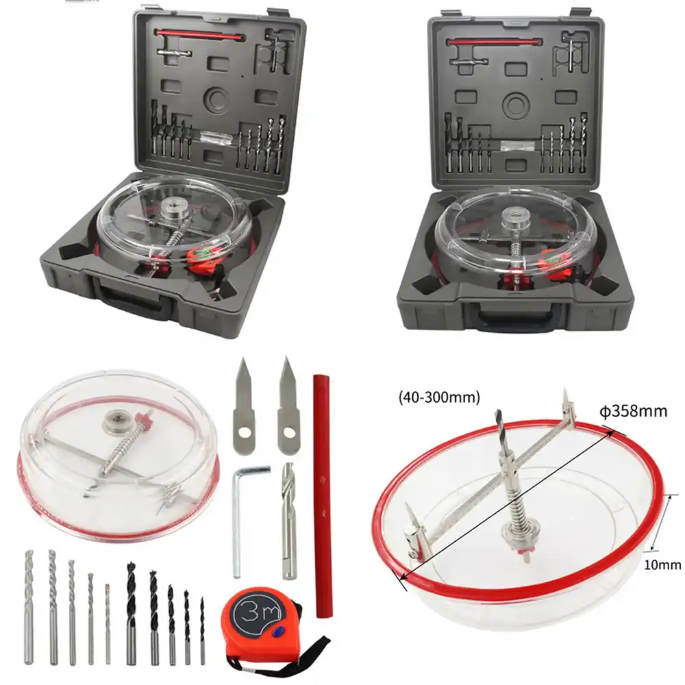 Adjustable Hole Saw Cutter Dri - Woodworking Kit review and price