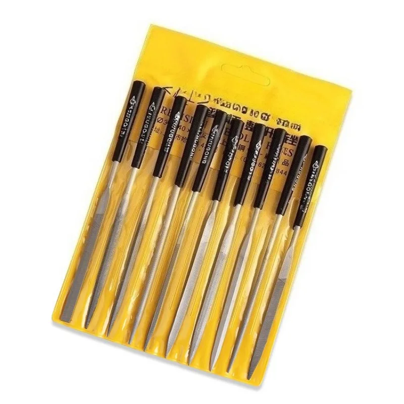 10pcs/set Metal Needle File Se - Woodworking Rasps And Files review and price