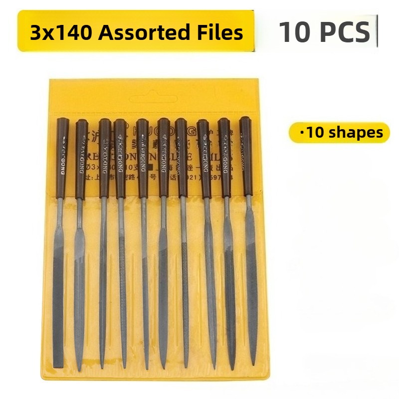 10pcs/set Metal Needle File Se - Woodworking Rasps And Files review and price