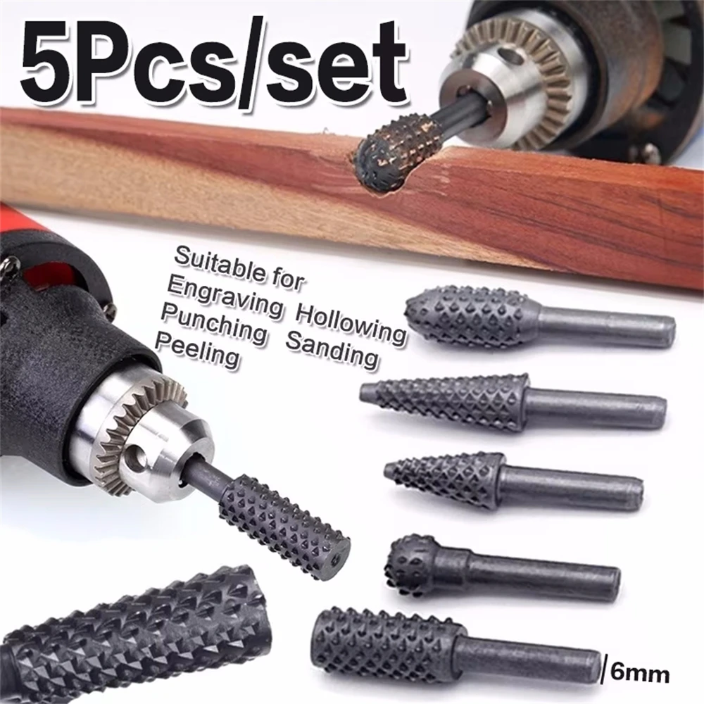 5PCS Rotary Craft Files Rotary - Woodworking Rasps And Files review and price