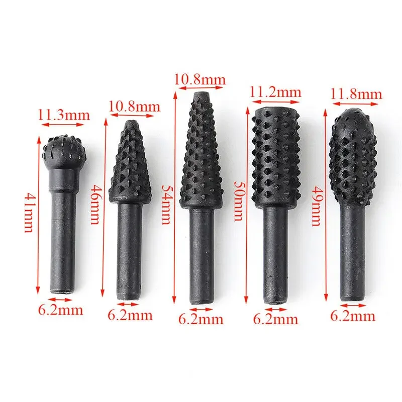 5PCS Rotary Craft Files Rotary - Woodworking Rasps And Files review and price