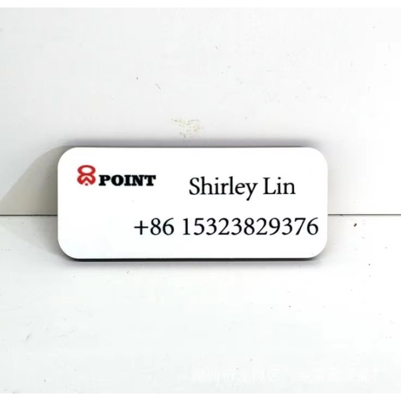 39*76*3mm Rectangle Badge With - Woodworking Names review and price