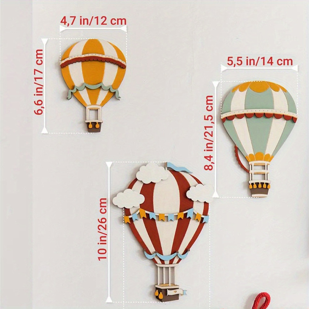 3D Wooden Hot Air Balloon Deco - Woodworking Zone review and price