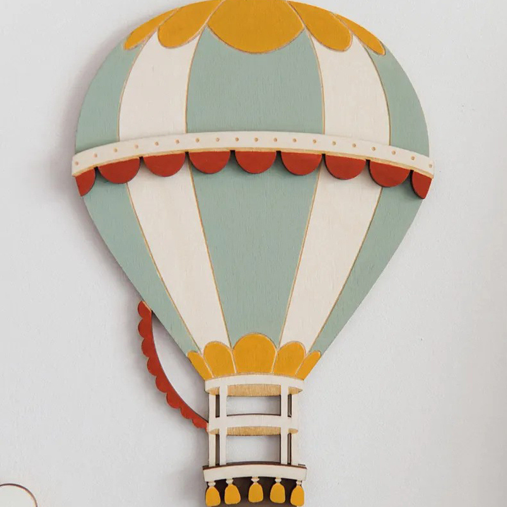 3D Wooden Hot Air Balloon Deco - Woodworking Zone review and price