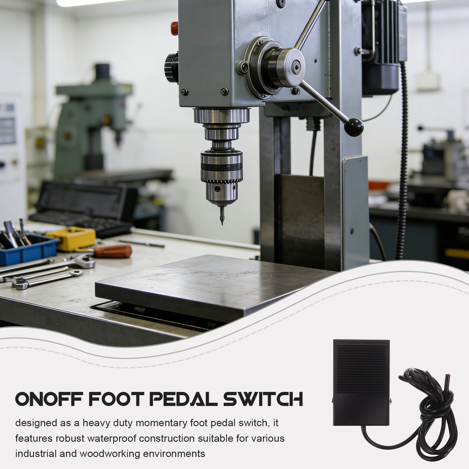 Momentary Foot Pedal Switch fo - Woodworking Machines review and price