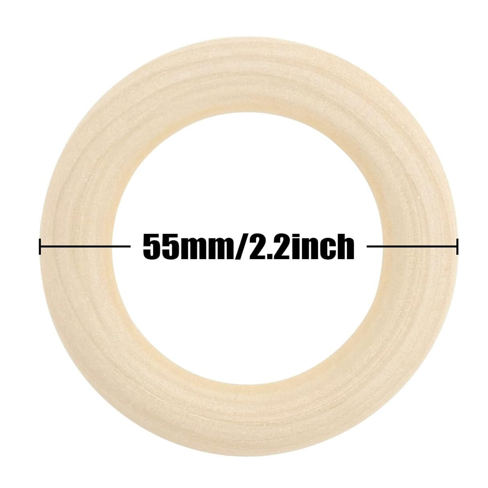 20PCS Wooden Rings for Craft 5 - Woodworking Joint Types review and price