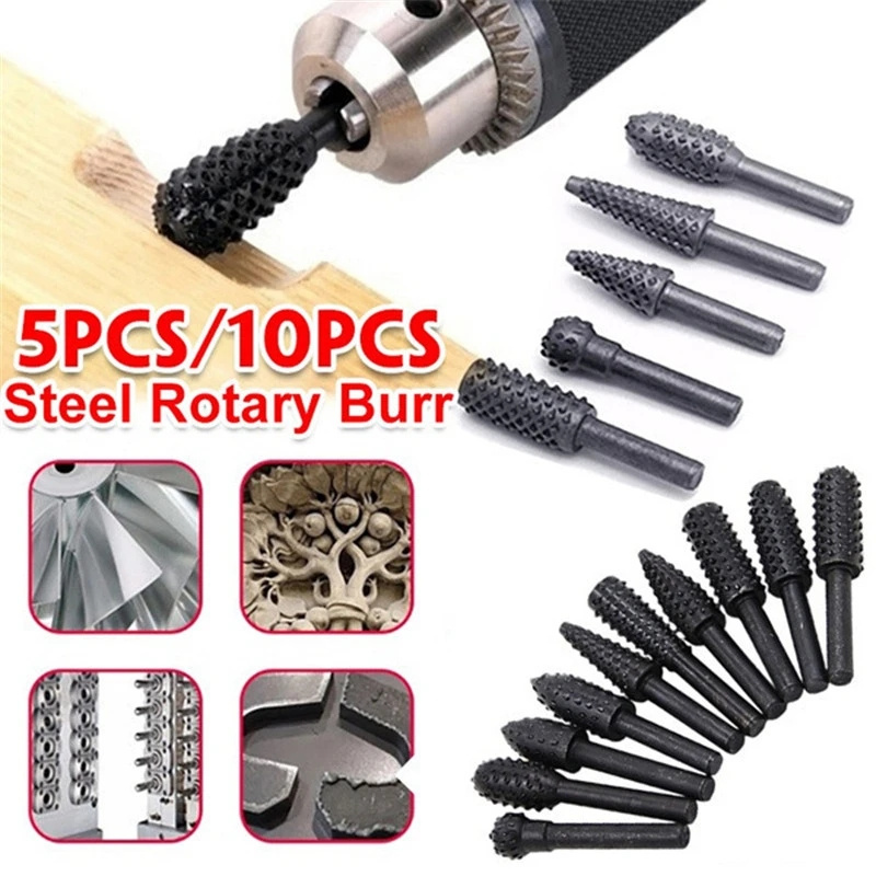 5PCS/10PCS 6mm Shank Rotary Bu - Woodworking Rasps And Files review and price