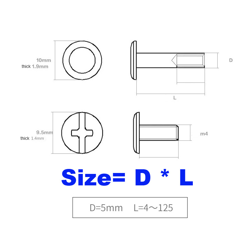 2/10pcs M5x4-150mm Golden Silv - Woodworking Ebook review and price