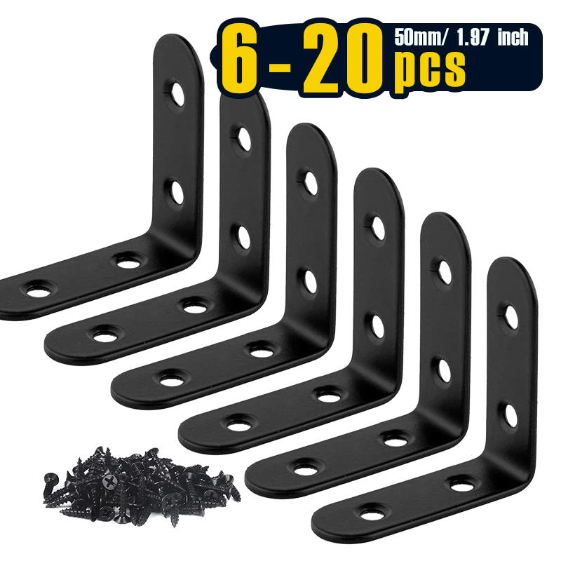 6-20Pcs L Bracket Right Angle  - Woodworking X Brace review and price