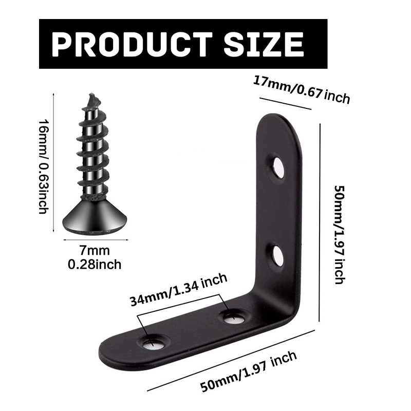 6-20Pcs L Bracket Right Angle  - Woodworking X Brace review and price