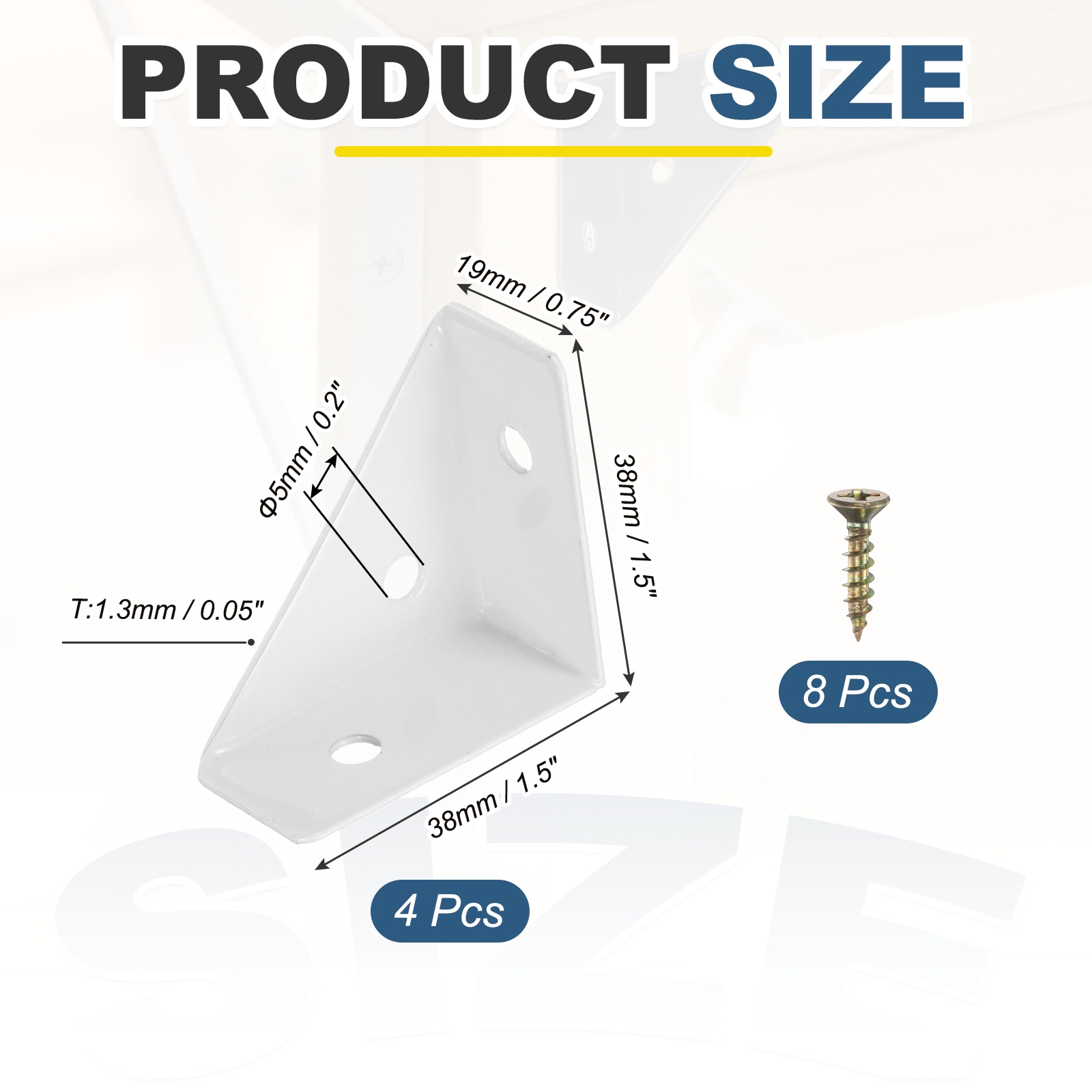 4Pcs Corner Brace Brackets 38m - Woodworking X Brace review and price
