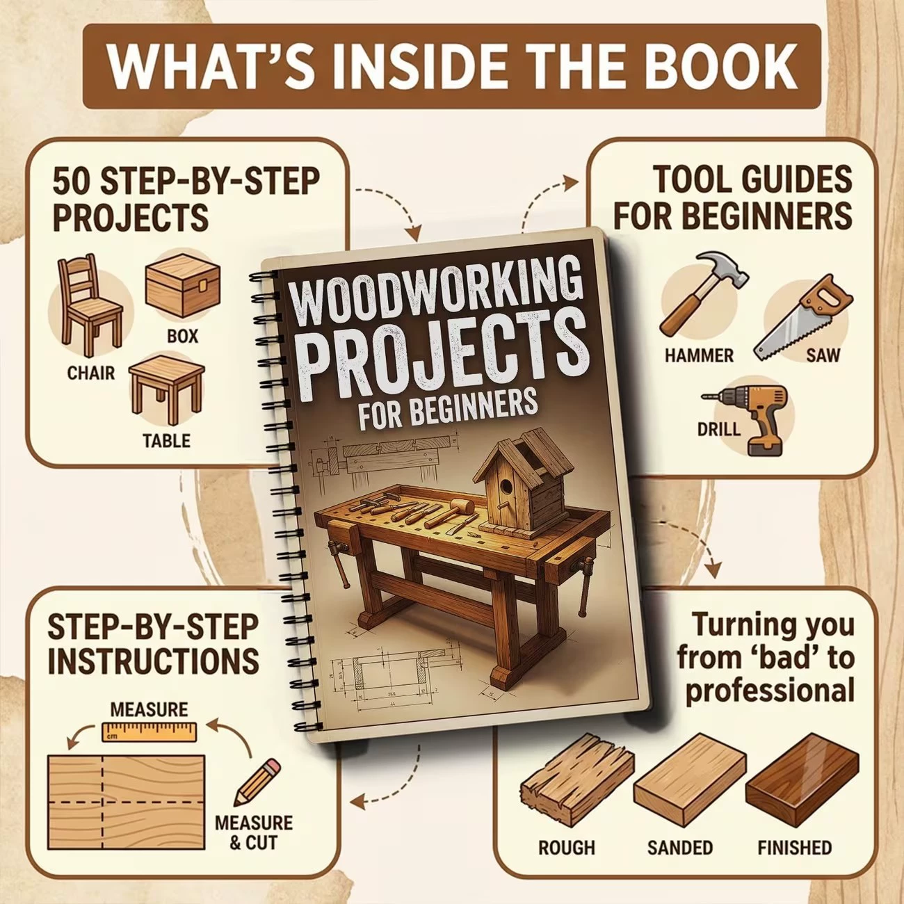 Woodworking Projects Book For  - Woodworking Ebook review and price