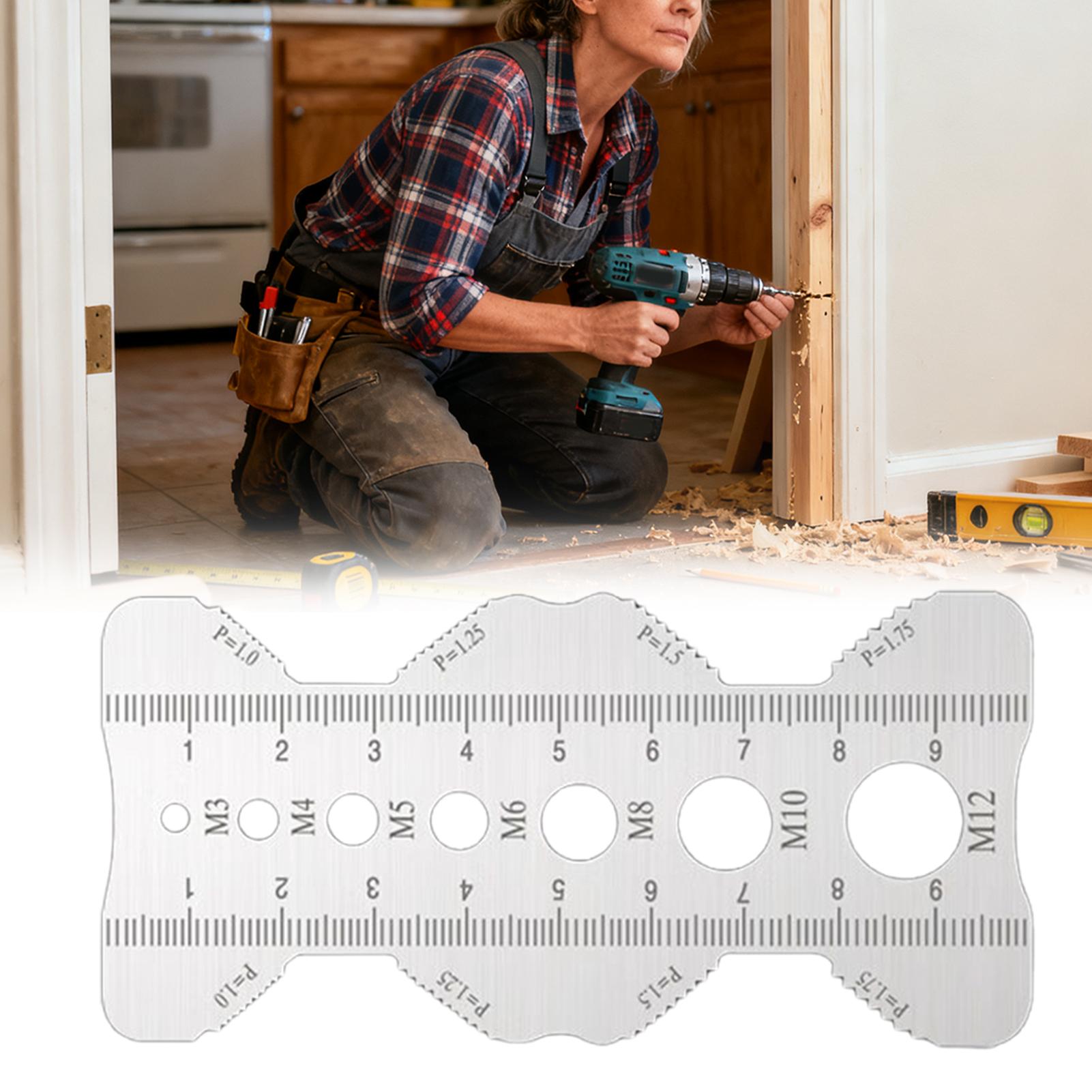 Screw Size Gauge Portable Pitc - Woodworking For Engineers review and price