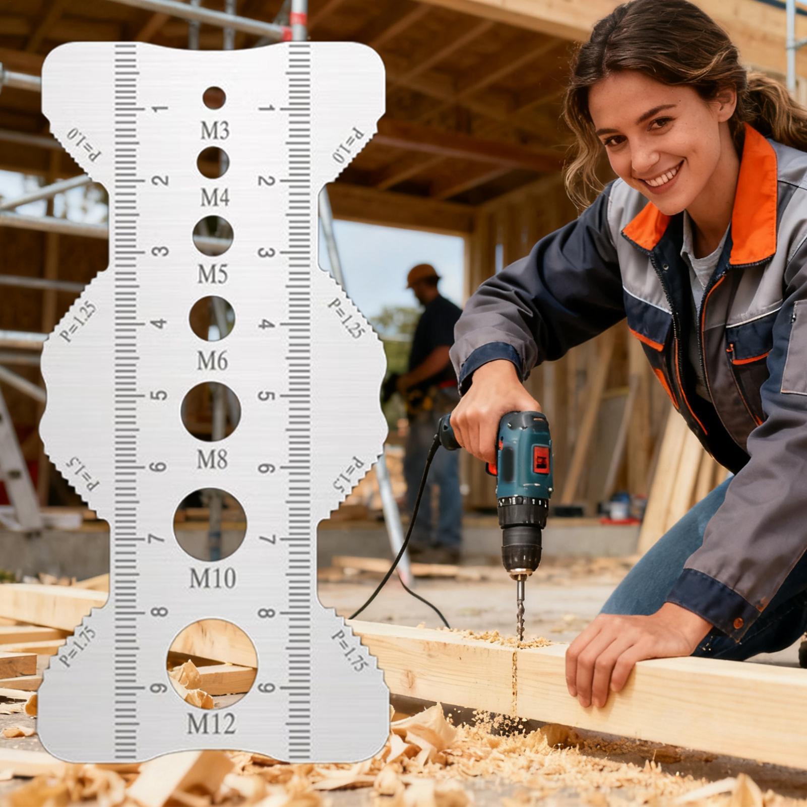 Screw Size Gauge Portable Pitc - Woodworking For Engineers review and price