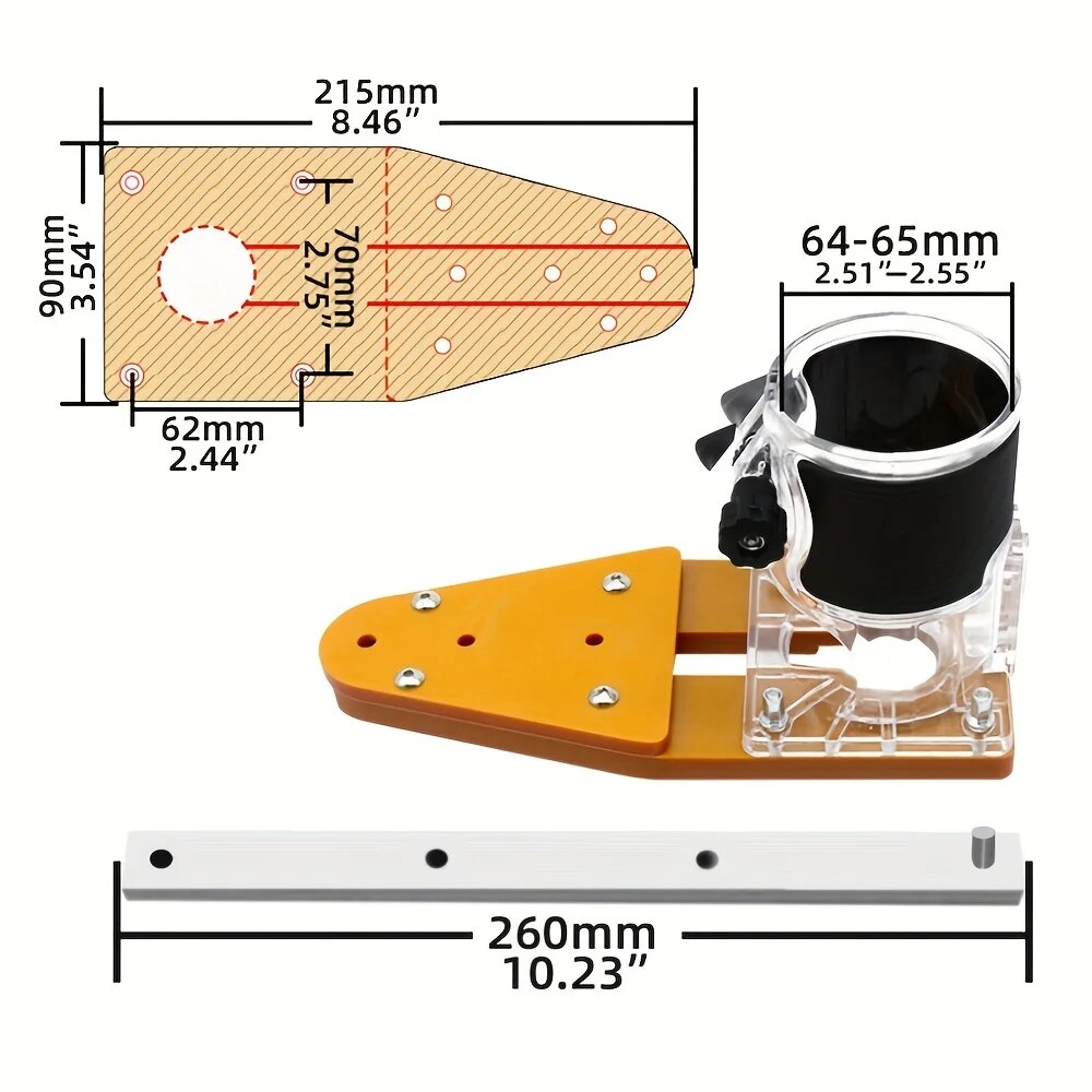 Circle Cutting Jig for Makita  - Woodworking Jointer review and price