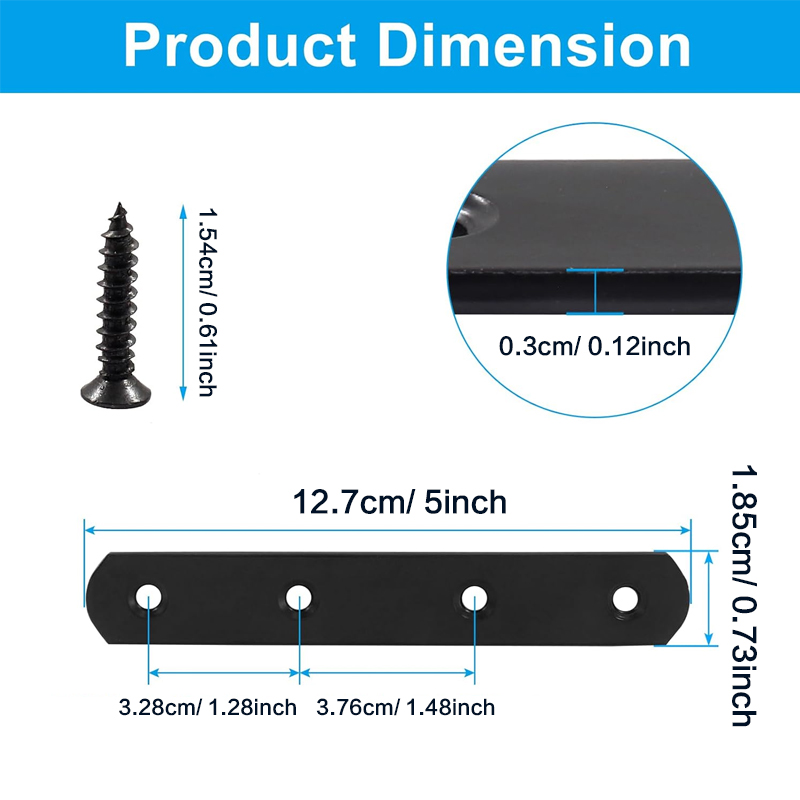 6/ 12 Pcs, 5 Inch Straight Bra - Woodworking X Brace review and price