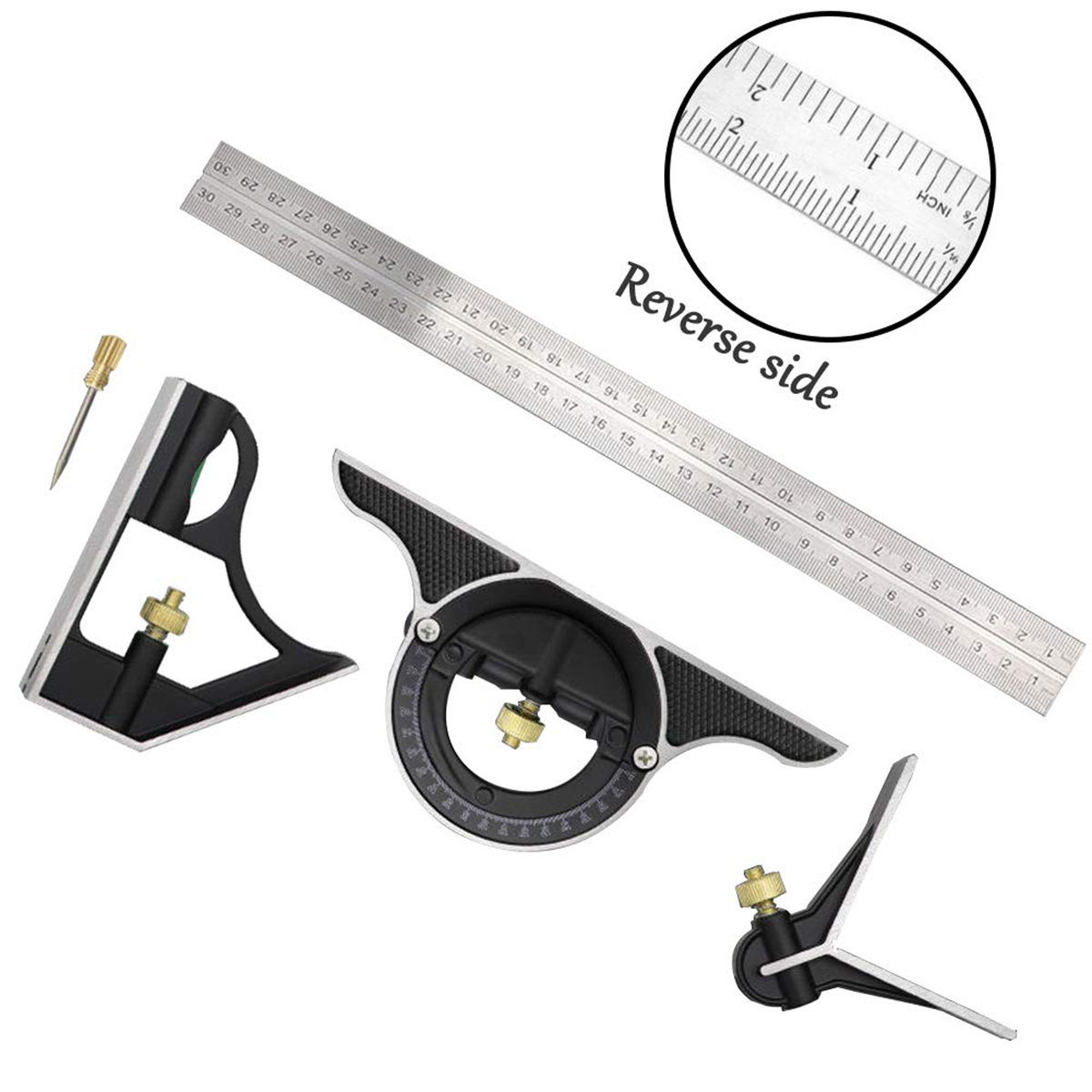 3 In 1 Combination Angle Ruler - Woodworking For Engineers review and price