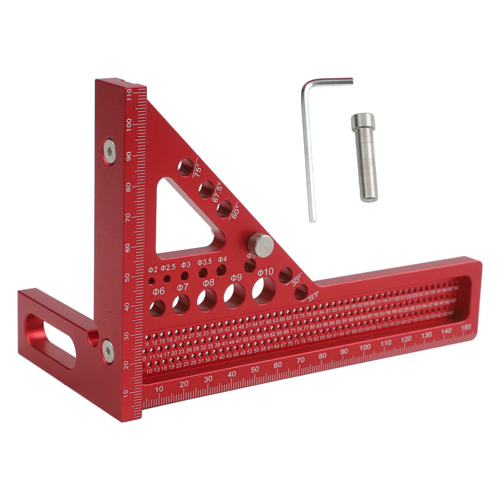 Red 3D Carpenter Square Ruler  - Woodworking For Engineers review and price