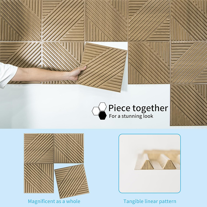 12 Pcs  3D Wall Panel 30x30cm  - Woodworking Zone review and price