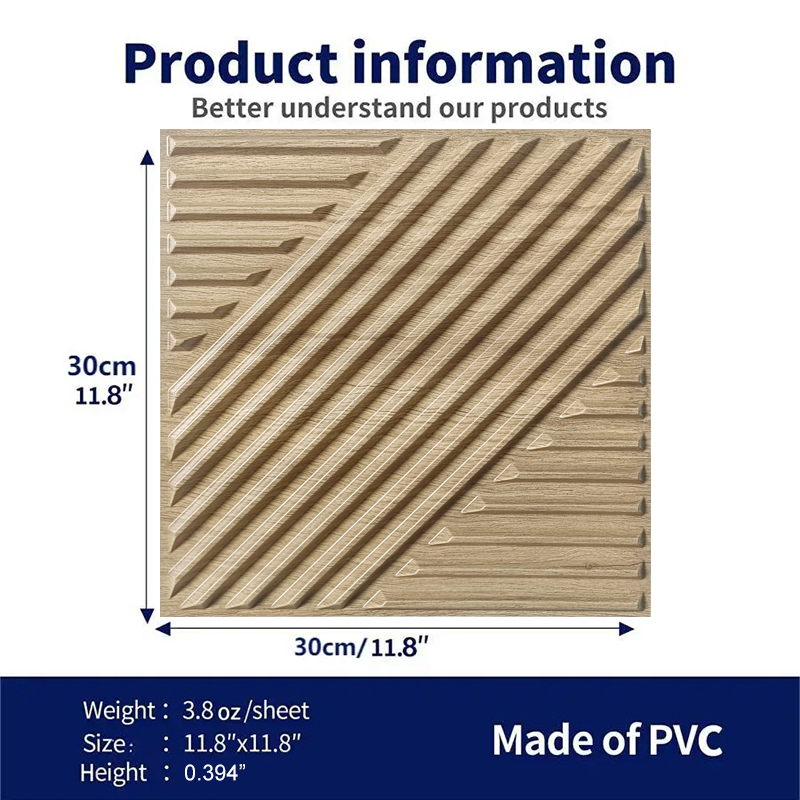 12 Pcs  3D Wall Panel 30x30cm  - Woodworking Zone review and price