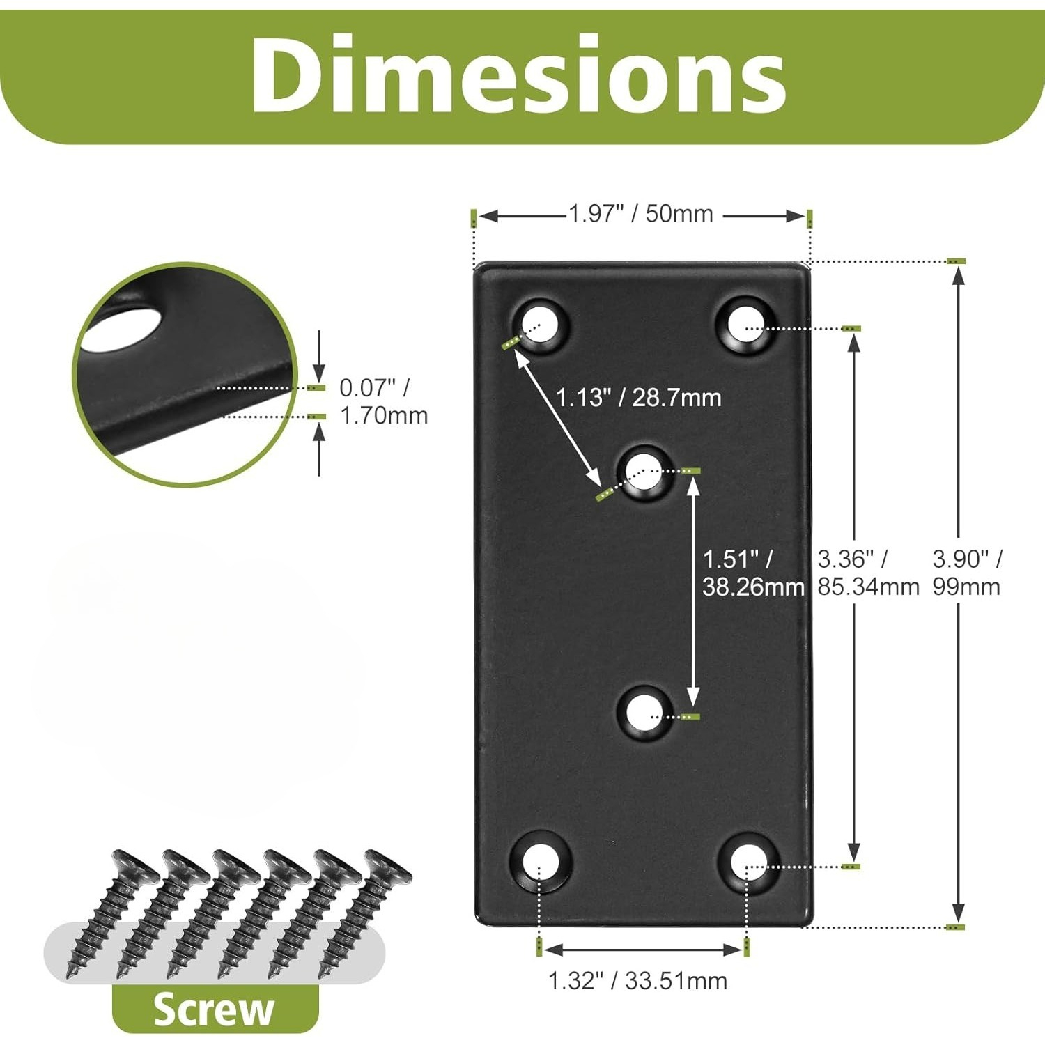 Flat Straight Brace Bracket, B - Woodworking X Brace review and price