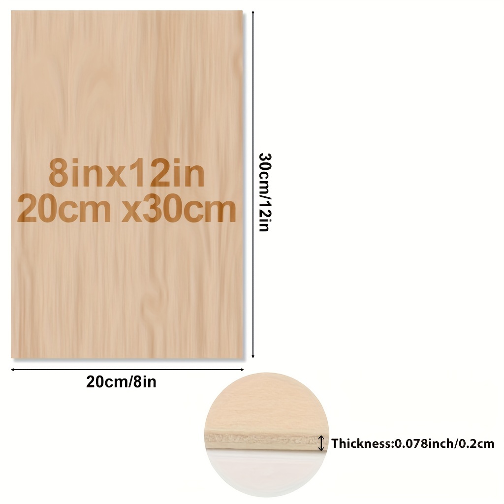 4/8 Pieces of Wood for Crafts  - Woodworking Zone review and price