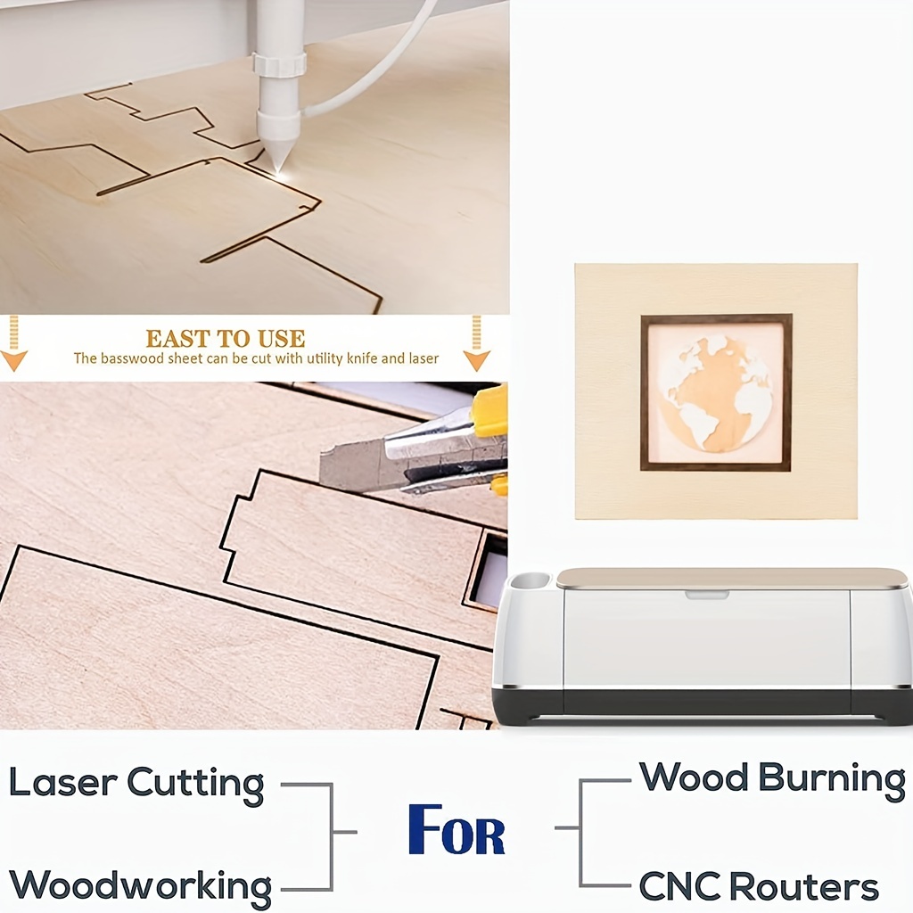 4/8 Pieces of Wood for Crafts  - Woodworking Zone review and price